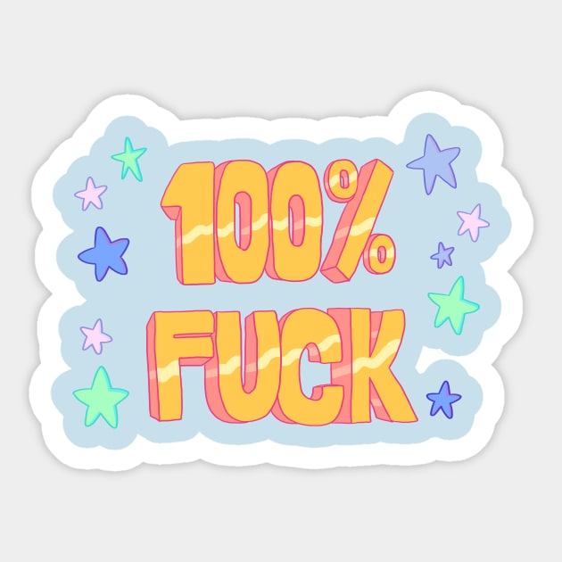 ONE HUNDRED Sticker by bigfatbugbites